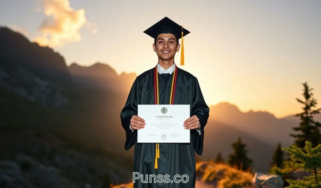 Diploma’s mine, time to climb