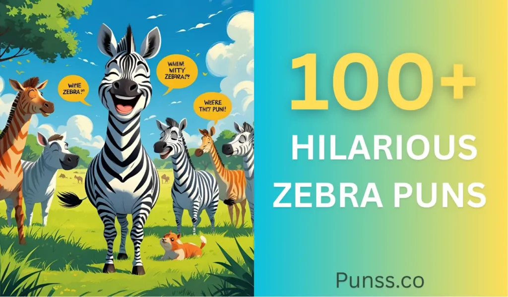 Hilarious Zebra Puns