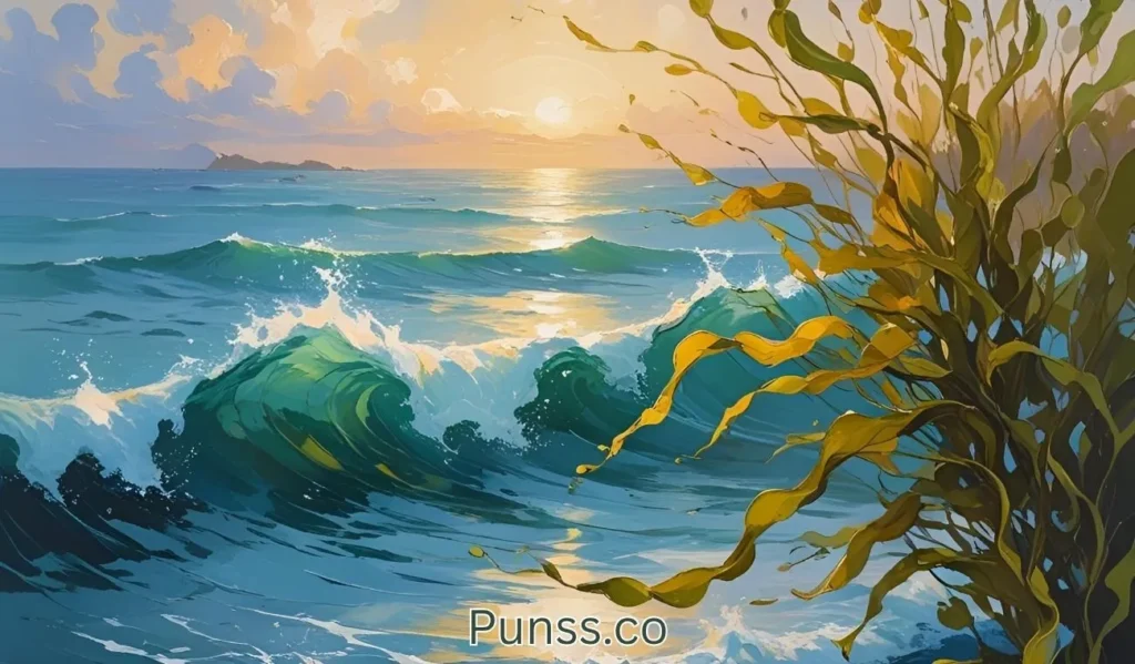 Seaweed sways to the ocean’s groovy rhythm.