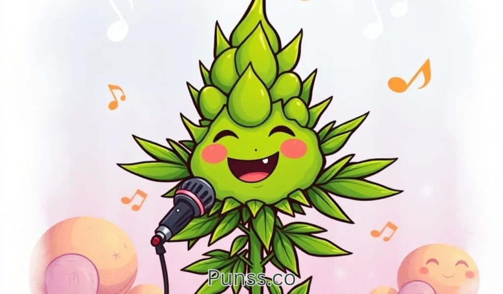 What do you call a weed that sings A ganja crooner.