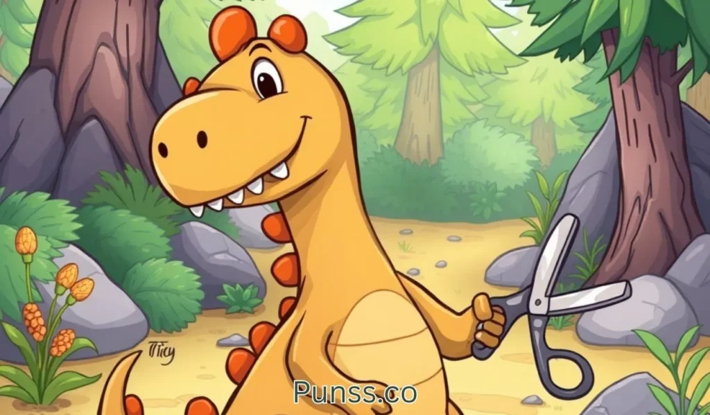 Why don’t dinosaurs use scissors They’d cut their own tails!