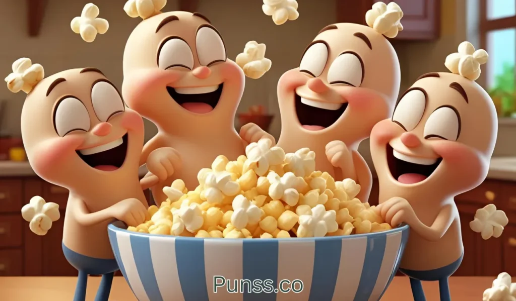 Why was the popcorn so chill It was buttered up!