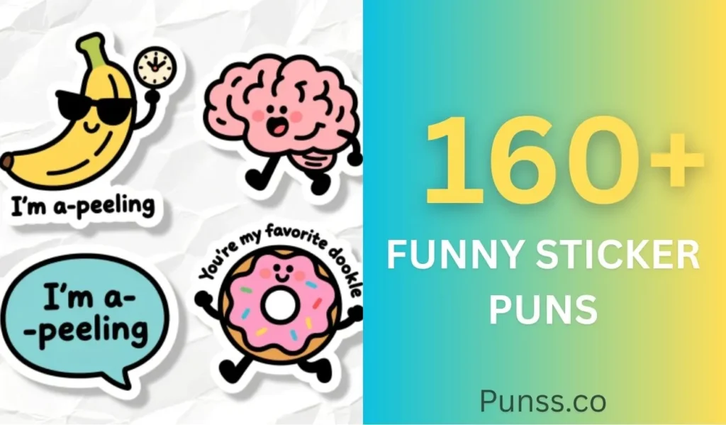 funny sticker puns