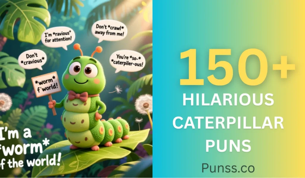 hilarious caterpillar puns