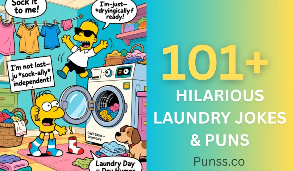 hilarious laundry jokes & puns
